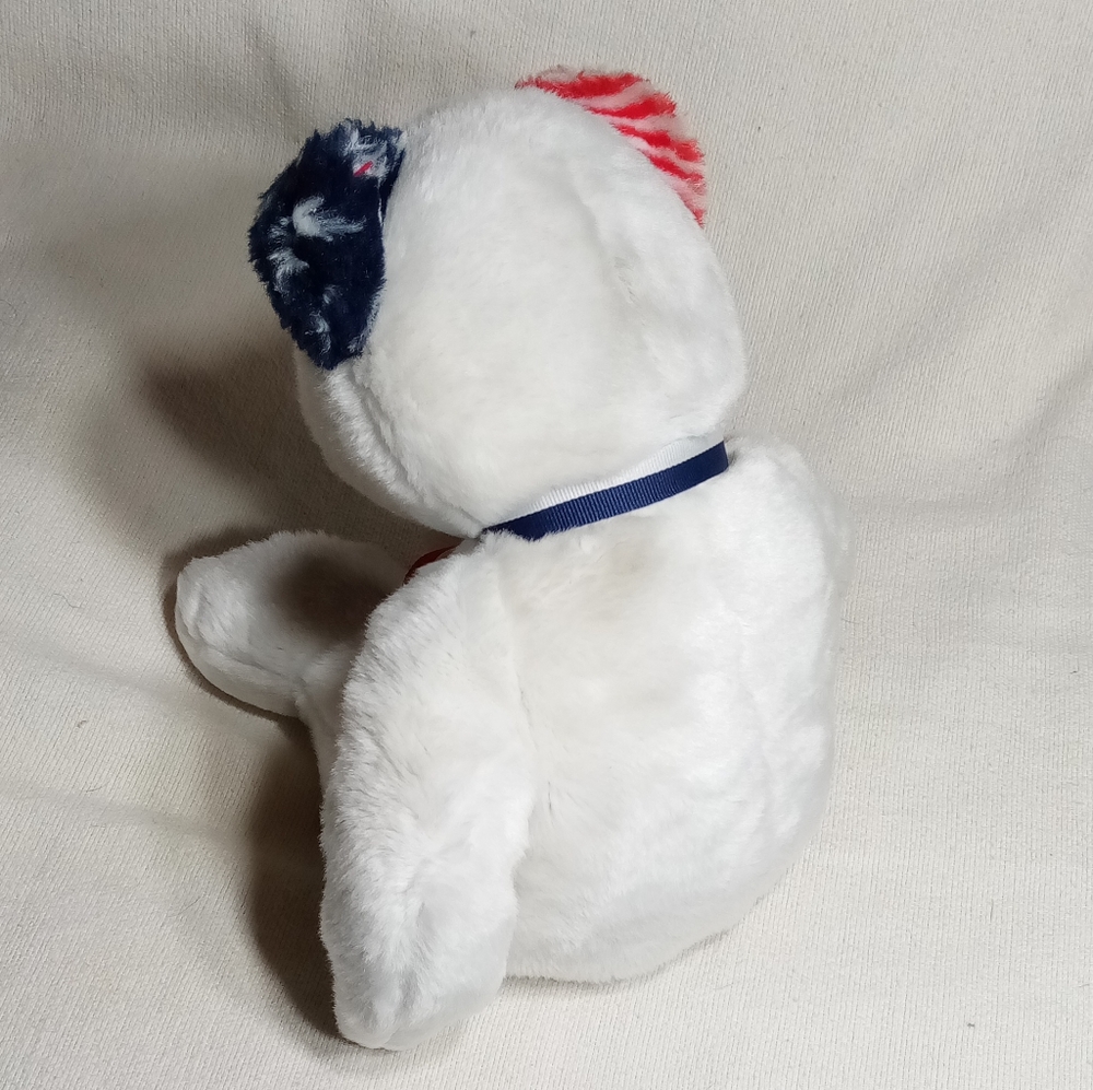 TY Beanie Buddy: America the White Bear Approx 14" - Picture 9 of 11